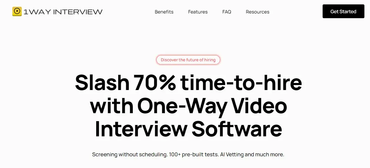 One Way Video Interview Software | Save 70% Hiring Time